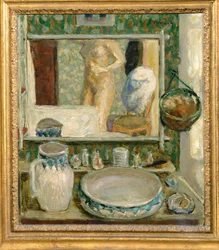 O lavatório (pintura sobre tela)