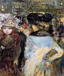 Duas mulheres, Place Clichy, Paris, 1905