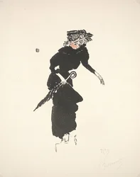 Mulher com guarda-chuva (Femme au parapluie)