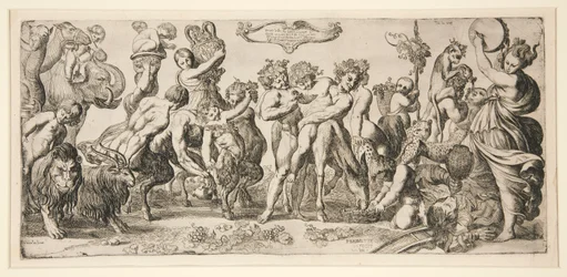 Bacchus e a sua comitiva