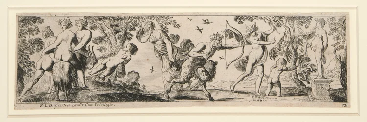 Frisos de Ninfas e Sátiros (12 folhas)