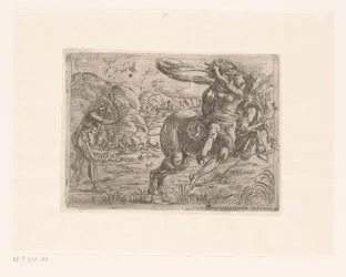 Hércules salva Deianira de Nessus