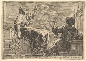 Dois filósofos assistindo a um eclipse, 1615-42.