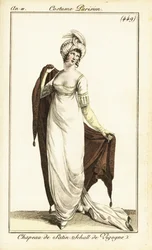 Merveilleuse em vestido de ópera, Paris