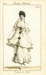 Mulher a dançar num baile, Paris