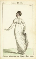 Mulher a dançar num baile, Paris