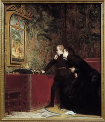 O duque de Guise (1550-1588) jura vingar o seu pai assassinado. Ana d