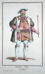 Henrique VIII (1491-1547) Rei de Inglaterra (1509-47) de 