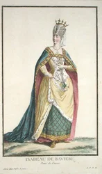Rainha Isabelle da Baviera (1371-1435) de 