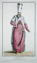 Sultão Achmet IV (r.1603-17) de 