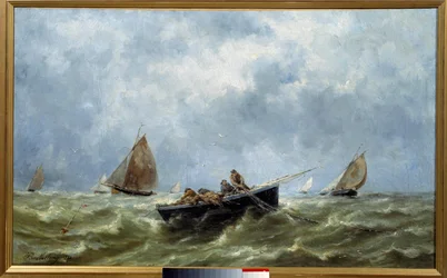 Pinturas de Emile Berthelemy (1818-1890) 1880 Museu Fecamp da Terra Nova