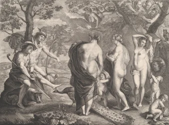 O Julgamento de Paris, 1750