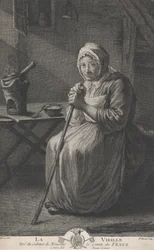 A Velha, do Escritório do Conde de Vence, 1782-97.