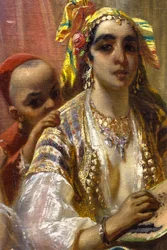 Mulheres de Argel, interior do pátio