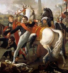 Napoleão I, feridas em frente de Regensburg, é tratado pelo cirurgião Yvan, 23 de abril