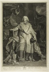 Retrato de Jacques Bénigne Bossuet, Bispo de Meaux
