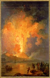 A erupção do Vesúvio