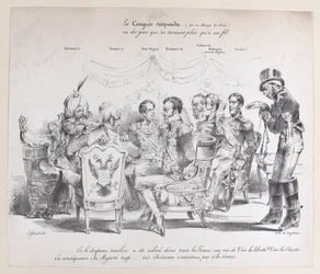 O Congresso Suspenso, ca. 1829.