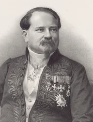 Retrato do compositor Jean-Georges Kastner 1810-1867, 1866.