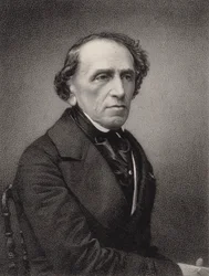 Retrato do compositor Giacomo Meyerbeer 1791-1864, 1865.