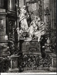 O altar de Santo Inácio de Loyola, pormenor da Vitória da Verdade Católica sobre a Heresia
