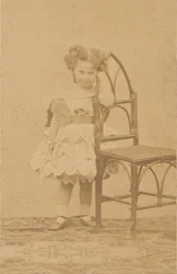 Cadeira rústica, década de 1860.