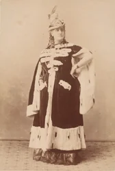 [La Comtesse em Ermine Cape], década de 1860.