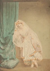 [A Condessa em Vestido de Pique Dourado como Judith], década de 1860.