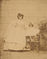 A mãe e o noivo, década de 1860.