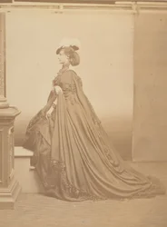 O chapéu emplumado, década de 1860.