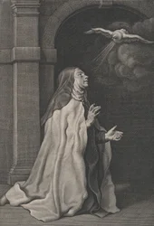 Visão da Pomba de Santa Teresa de Ávila, ca. 1650.