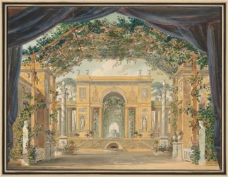 Decoração executada para o aniversário de Sua Majestade o Rei da Vestfália, 1811.