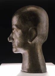 Busto de Baudelaire, bronze