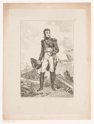 Retrato de Jean Lannes, Duque de Montebello Coleção de retratos históricos do Barão Gérard (título da série) Coleção de Retratos Históricos do Sr. le Baron Gerard (título da série)