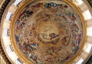 Cúpula da igreja do Val-de-Grâce, pintada por Pierre Mignard (1612-1695)