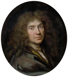 Retrato do autor Moliére 1622-1673, ca 1658