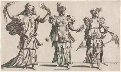 The Three Fates, Costume Designs, c. 1534.