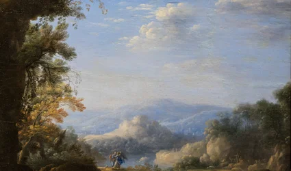 Paisagem com a luta de Jacob com o Anjo