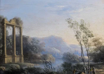 Paisagem com Moisés salvo das águas
