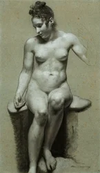 Nu Fêmea Sentada,
