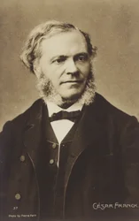 Cesar Franck, compositor, pianista, organista e professor de música nascido na Bélgica que trabalhou em Paris durante sua vida adulta (1822-1890)