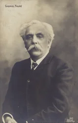 Gabriel Faure, compositor francês, organista, pianista e professor (1845-1924)
