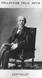 Pierre Eugene Marcelino Berthelot, químico e político orgânico francês, c1885