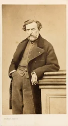 Retrato do compositor Ambroise Thomas 1811-1896.