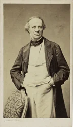 Retrato do compositor Jacques Fromental Halévy 1799-1862, ca 1860.