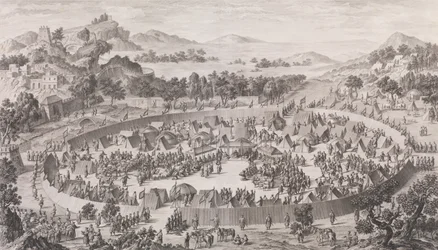 A derrota do chefe Uš-Turfan e sua cidade, 1774.