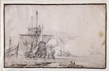 Navio disparando o canhão (sanguíneo)