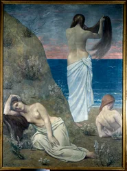 Meninas à beira-mar