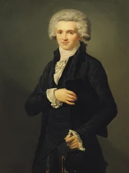 Maximilien de Robespierre (1758-94) 1791 (óleo sobre tela)
