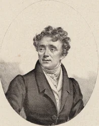 Retrato do cantor de ópera Louis Antoine Eléonore Ponchard 1787-1866, ca 1835.
